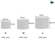 Tropische Schwarz-Weiß-Lampe Dschungel-Deko.de