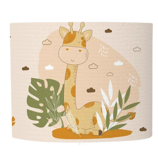Lampen Schirm Dschungel Giraffe Dschungel-Deko.de