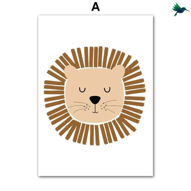 Kinderzimmer Poster Dschungel Dschungel-Deko.de