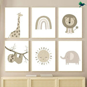 Babyzimmer Dschungel Poster Dschungel-Deko.de