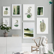 Minimalistische Dschungel-Kunstposter Dschungel-Deko.de