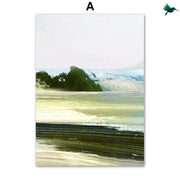 Minimalistische Dschungel-Kunstposter Dschungel-Deko.de