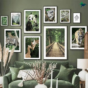 Tropischer Dschungel Wandbild Dschungel-Deko.de