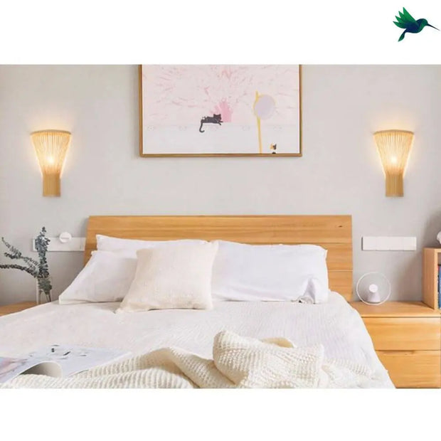 Bambus Wandlampe Dschungel-Deko.de