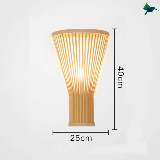 Bambus Wandlampe Dschungel-Deko.de