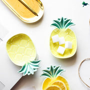 Teller Ananas Design Exotische Deko - Dschungel-Deko.de