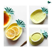 Teller Ananas Design Exotische Deko - Dschungel-Deko.de