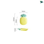 Teller Ananas Design Exotische Deko - Dschungel-Deko.de