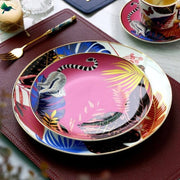 Teller Dschungel Motiv Exotisches Design - Dschungel-Deko.de