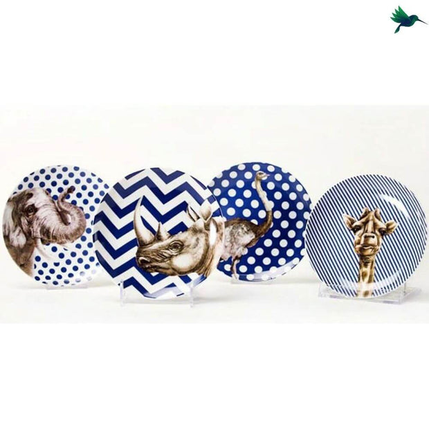 Teller Dschungel Safari Motiv Keramik - Dschungel-Deko.de