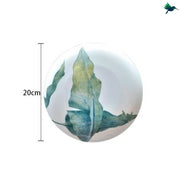 Teller Tropisches Palmenmotiv Exotische Deko - Dschungel-Deko.de