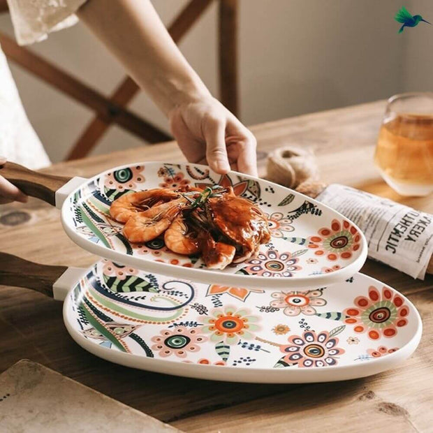 Teller Tropisch Mit Exotischem Motiv - Dschungel-Deko.de