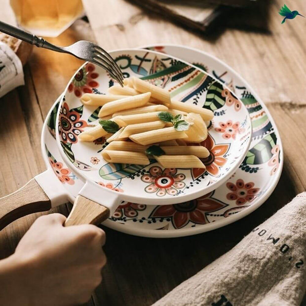 Teller Tropisch Mit Exotischem Motiv - Dschungel-Deko.de