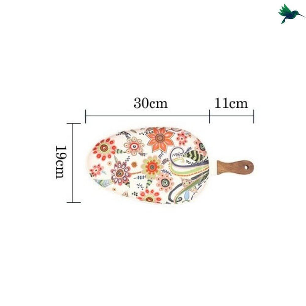 Teller Tropisch Mit Exotischem Motiv - Dschungel-Deko.de