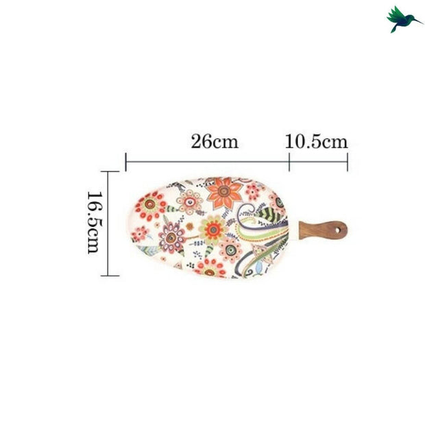 Teller Tropisch Mit Exotischem Motiv - Dschungel-Deko.de