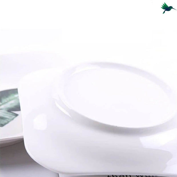 Dessertteller Quadrat Tropisches Design - Dschungel-Deko.de