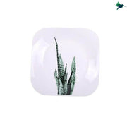 Dessertteller Quadrat Tropisches Design - Dschungel-Deko.de