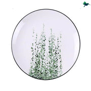 Dessertteller Rund Mit Tropischem Motiv - Dschungel-Deko.de