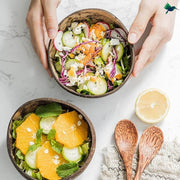 Kokosnuss Schale Exotisch - Dschungel-Deko.de