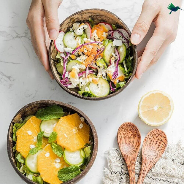 Kokosnuss Schale Exotisch - Dschungel-Deko.de