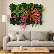 Raffiniertes Pflanzengemälde Dschungel-Deko.de