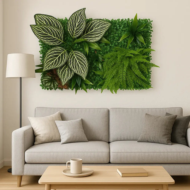 Zeitgenössisches Pflanzenwandbild Dschungel-Deko.de