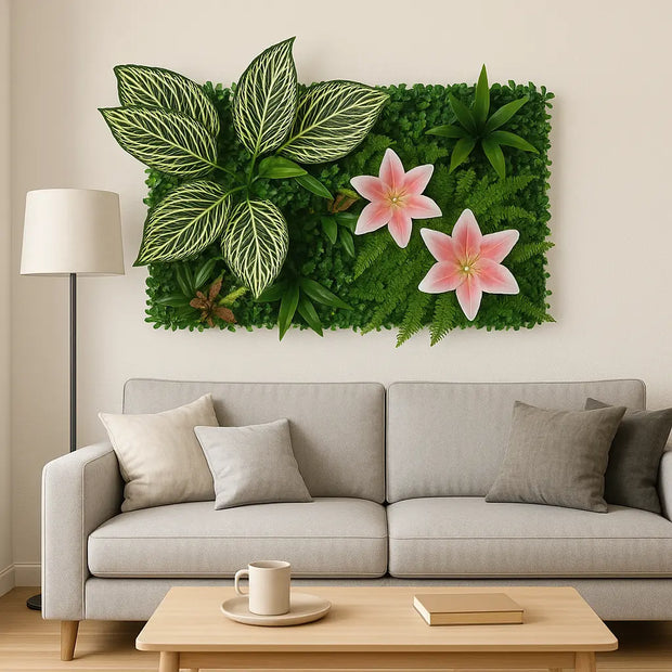 Schicke Pflanzenwand Dschungel-Deko.de