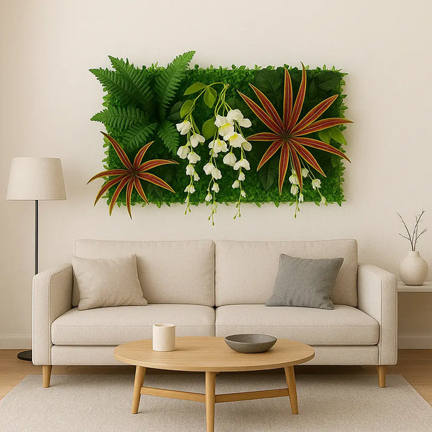 Künstliche Blumen Wanddekoration Dschungel-Deko.de