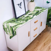 Tischläufer mit Blattmotiv Dschungel-Deko.de