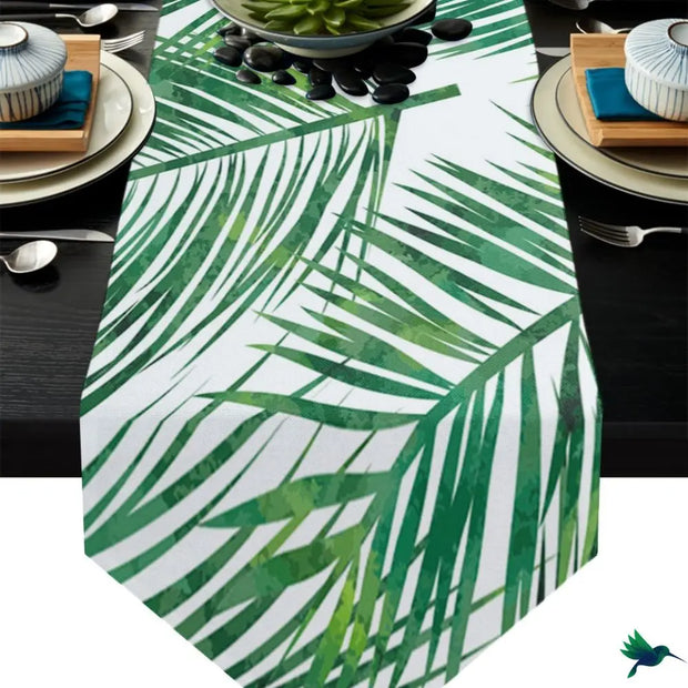 Tischläufer Palmenblatt Dschungel-Deko.de