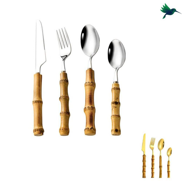 Dschungel Platzset Bambus Mit Tropischen Grün Akzenten - Dschungel-Deko.de