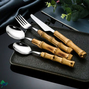 Dschungel Platzset Bambus Mit Tropischen Grün Akzenten - Dschungel-Deko.de