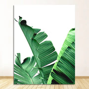 Grüne Blatt Wandposter Dschungel-Deko.de