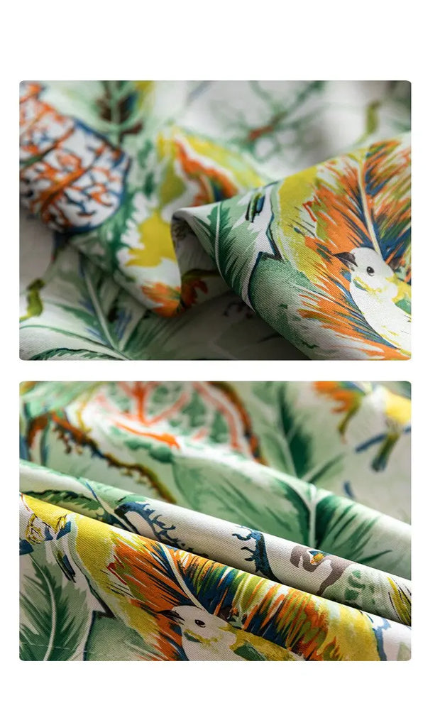 Bunter Dschungel-Vorhang Dschungel-Deko.de