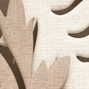 3D Blättertapete Braun Dschungel-Deko.de