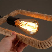 Hängelampe mit Seiloptik Dschungel-Deko.de