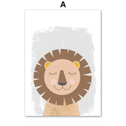 Baby Poster Dschungel "Stay wild child" Dschungel-Deko.de