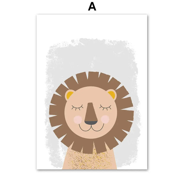 Baby Poster Dschungel "Stay wild child" Dschungel-Deko.de