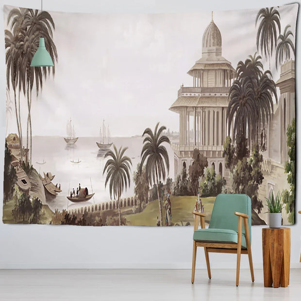 Wandteppich Dschungel Motiv Für Exotisches Ambiente - Dschungel-Deko.de