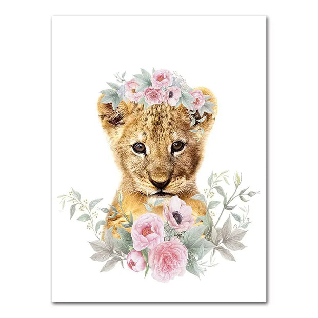 Wandposter Dschungeltiere Dschungel-Deko.de