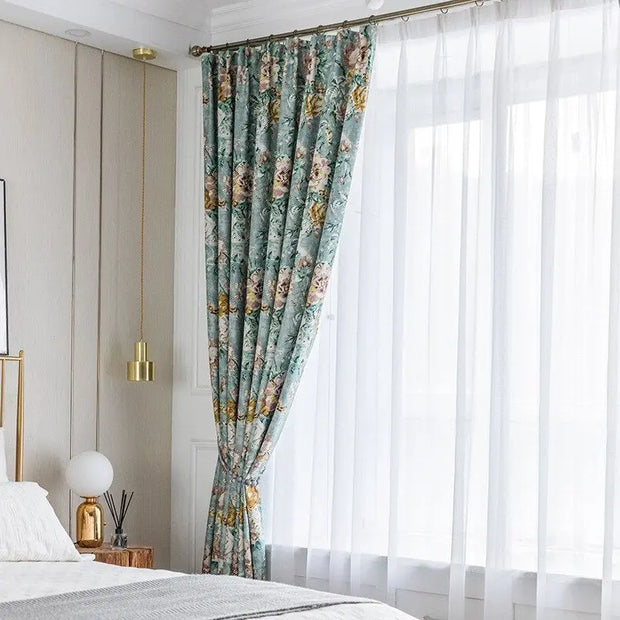 Dschungel Schlafzimmer Vorhang Dschungel-Deko.de