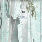 Wald Hirsch Tapete Dschungel-Deko.de