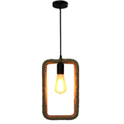 Hängelampe mit Seiloptik Dschungel-Deko.de