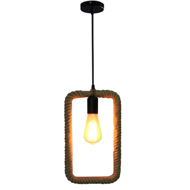 Hängelampe mit Seiloptik Dschungel-Deko.de