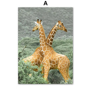 Wandkunst Dschungel Waldtiere Dschungel-Deko.de