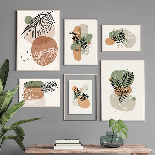 Minimalistische Tropen-Poster Dschungel-Deko.de