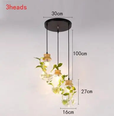 Hängelampe mit Pflanzeneinsatz Dschungel-Deko.de