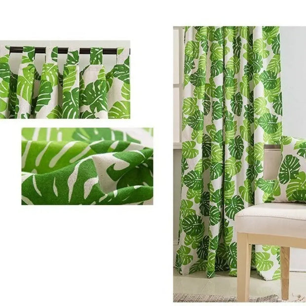 Grüner Blattvorhang Dschungel-Deko.de