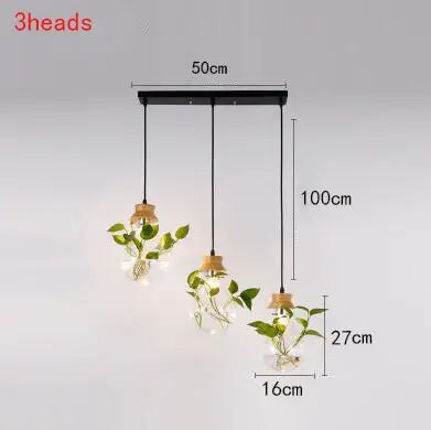 Hängelampe mit Pflanzeneinsatz Dschungel-Deko.de