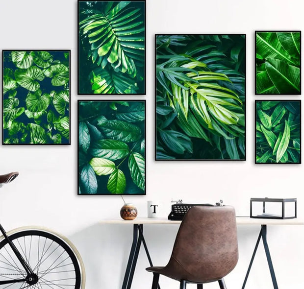 Tropische Blatt Poster Dschungel-Deko.de
